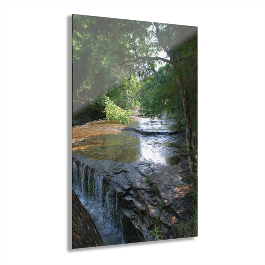 Acrylic Prints (French Cleat) Waterfall Right View