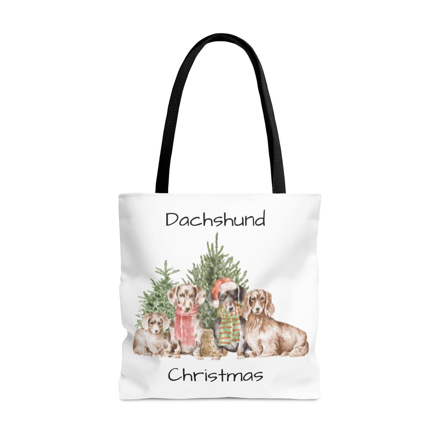 Tote Bag (AOP) Dachshund Christmas