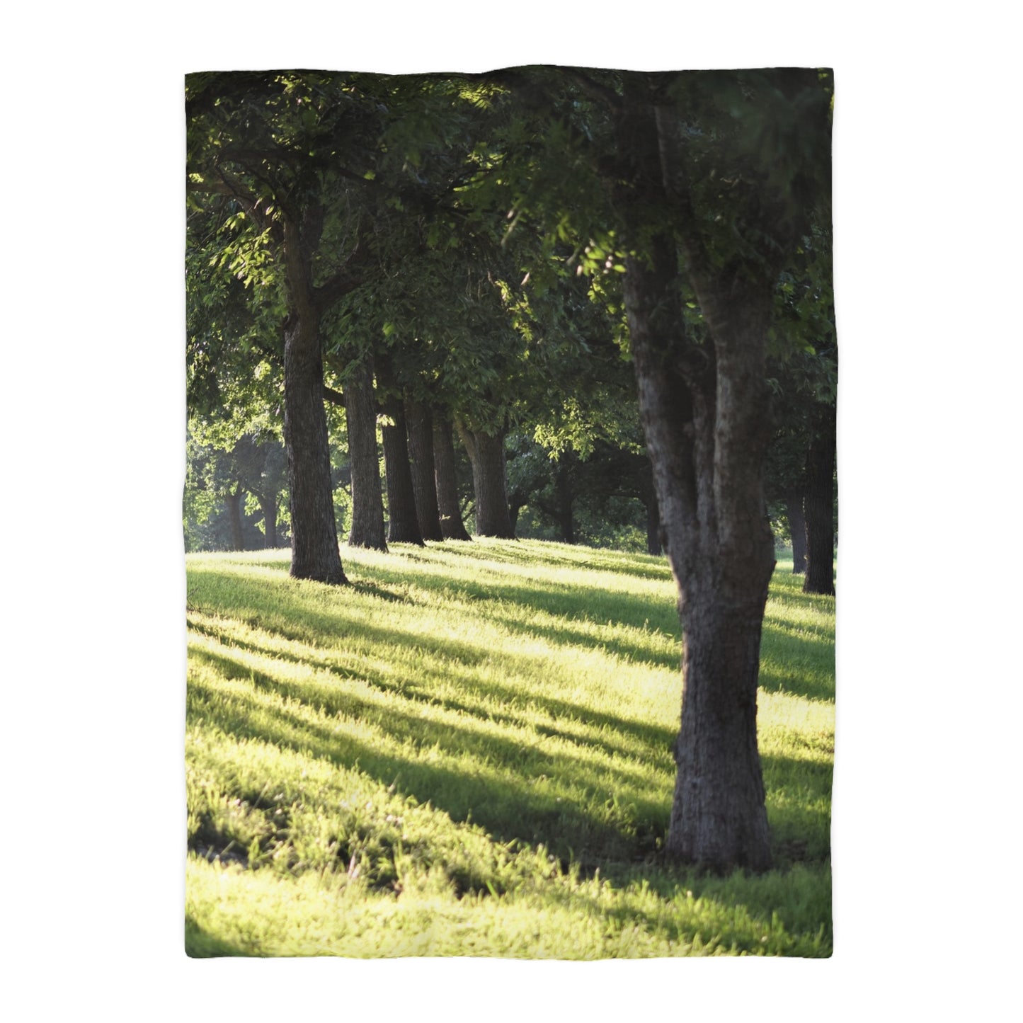 Microfiber Duvet Cover - Sunset kisses the grass