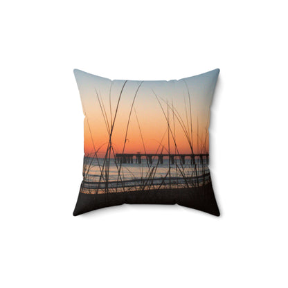 Spun Polyester Square Pillow - Morning Restart