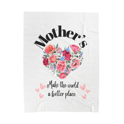 Velveteen Plush Blanket - Unconditional Mothers Love
