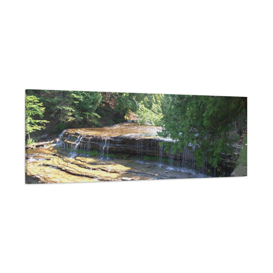 Water Falls 60" X 20" Matte Canvas, Stretched, 1.25"