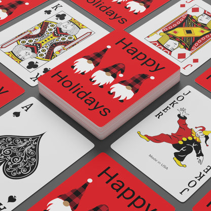 Poker Cards Happy Holidays