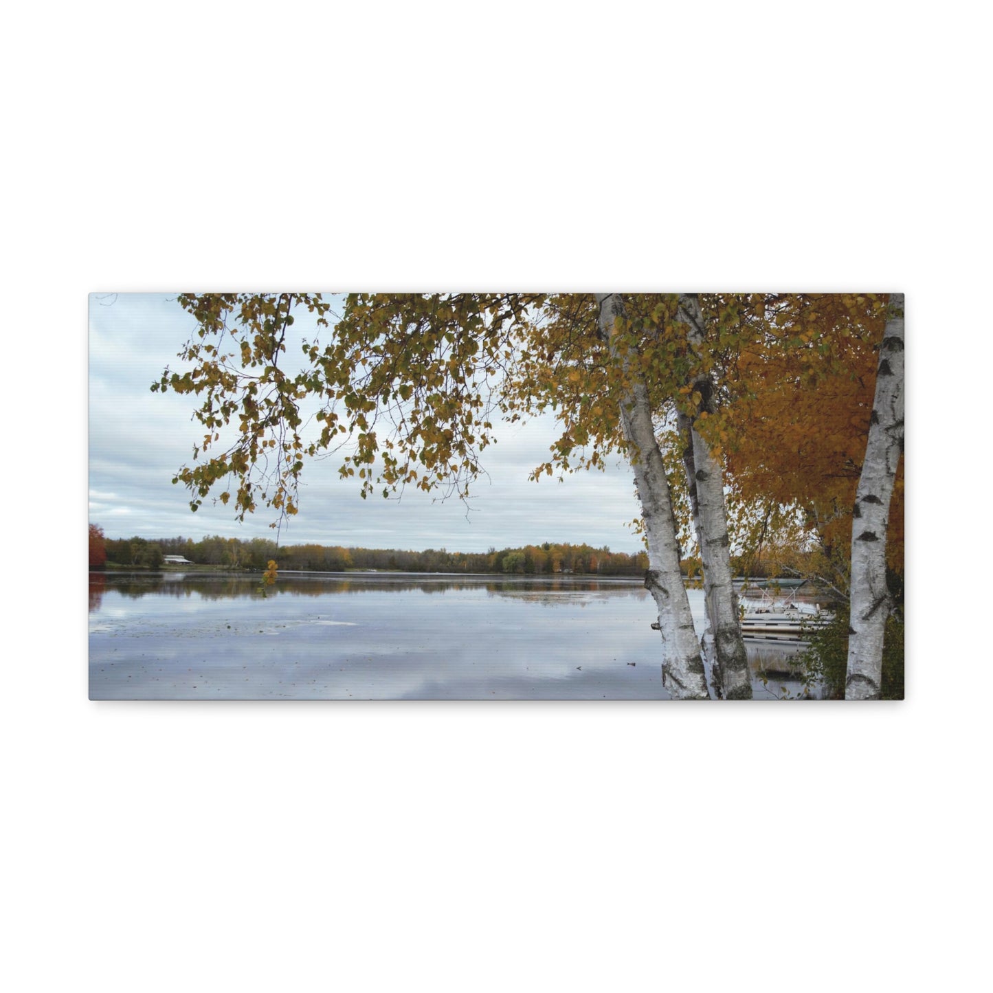 Canvas Gallery Wraps - Morning Autum River View