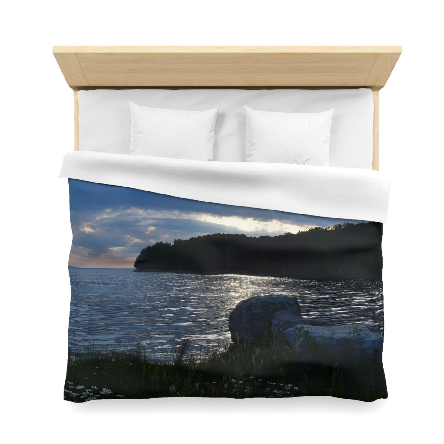 Microfiber Duvet Cover - Garden-dock-side