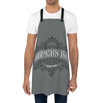 Dark Grey Apron - Boomers Rule Full Apron