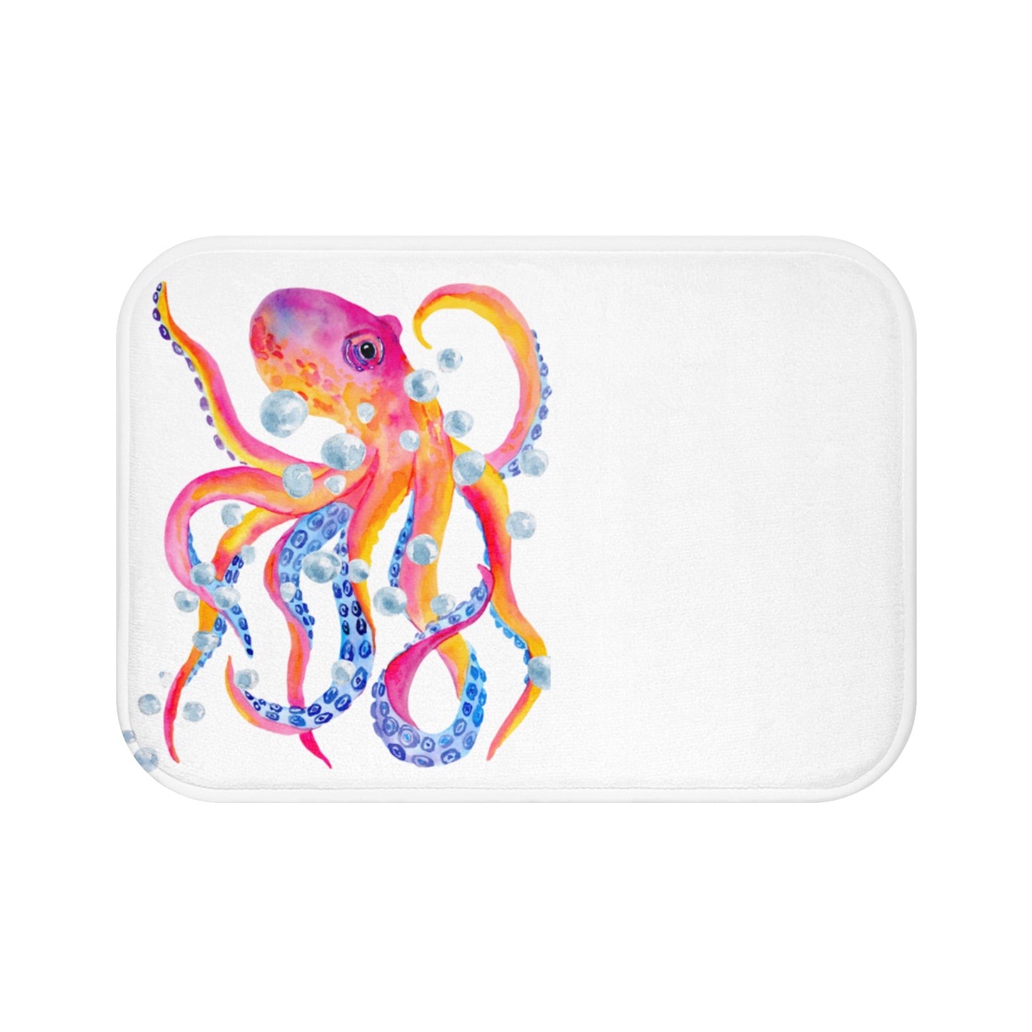 Bath Mat - Octopus and Bubbles