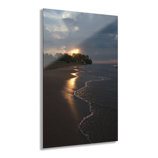 Acrylic Prints (French Cleat) Sun Kissed Beach