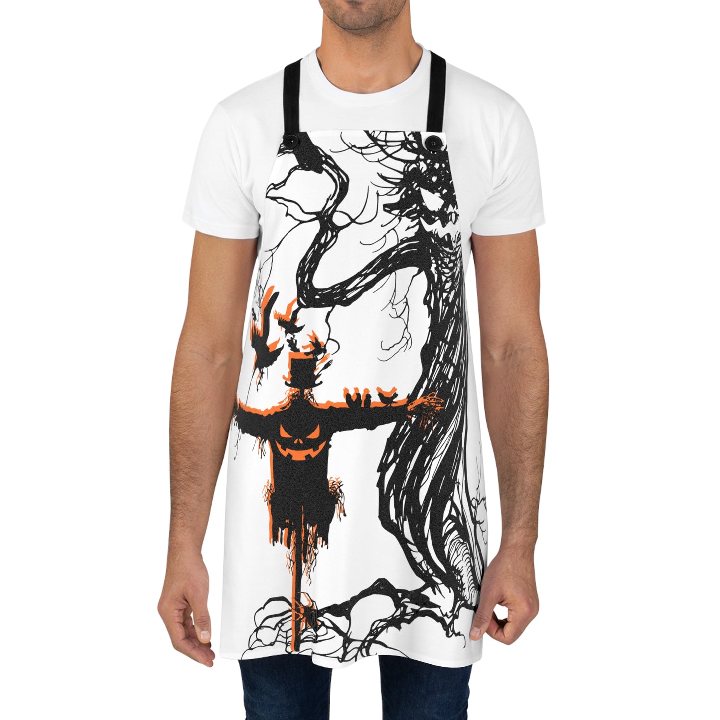 Poly Twill Apron – Stylish, Durable & Made for Mess-Free Creating - Scary Halloween