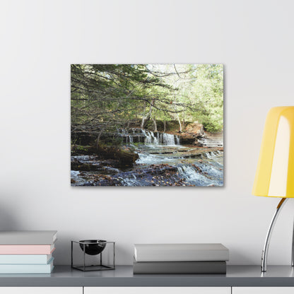 Canvas Gallery Wraps (White Wrap) - Water Fall