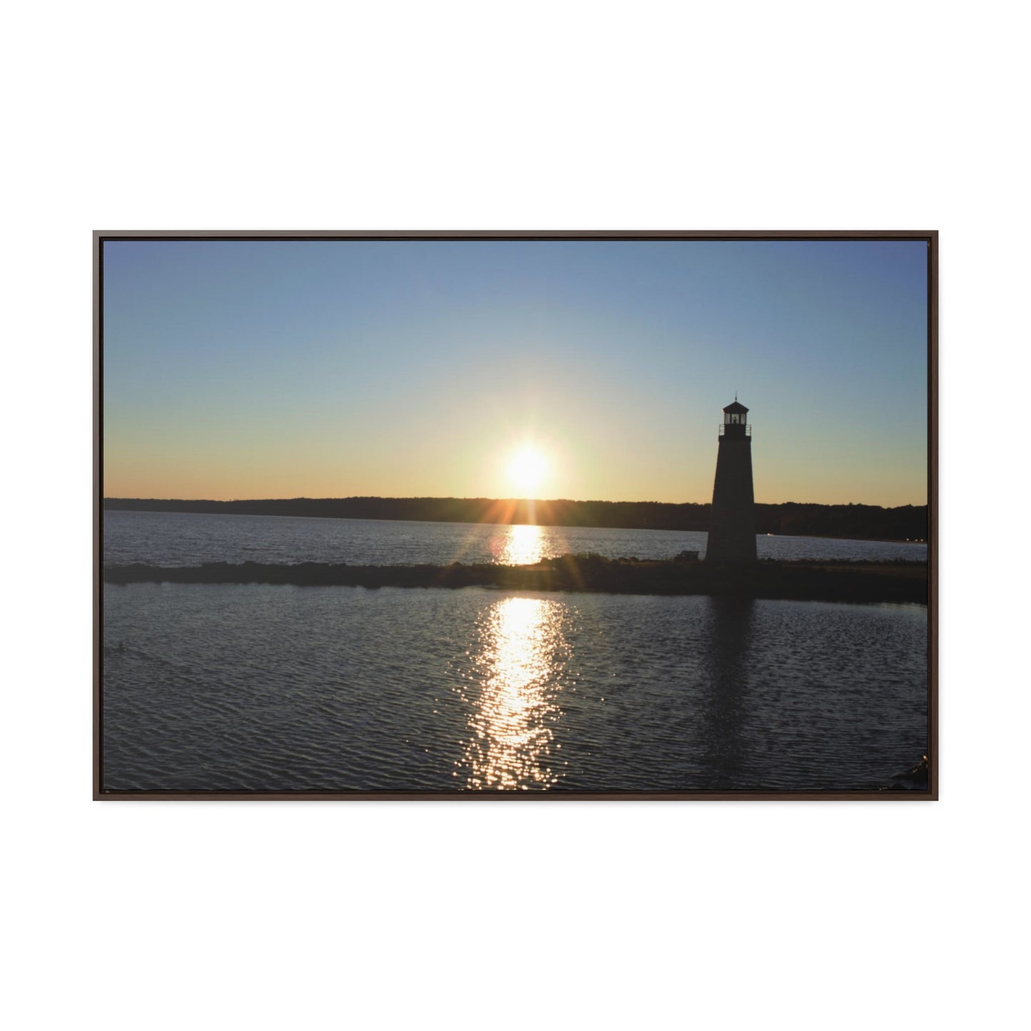 Gallery Canvas Wraps, Horizontal Frame - Sunset at Happy Rock