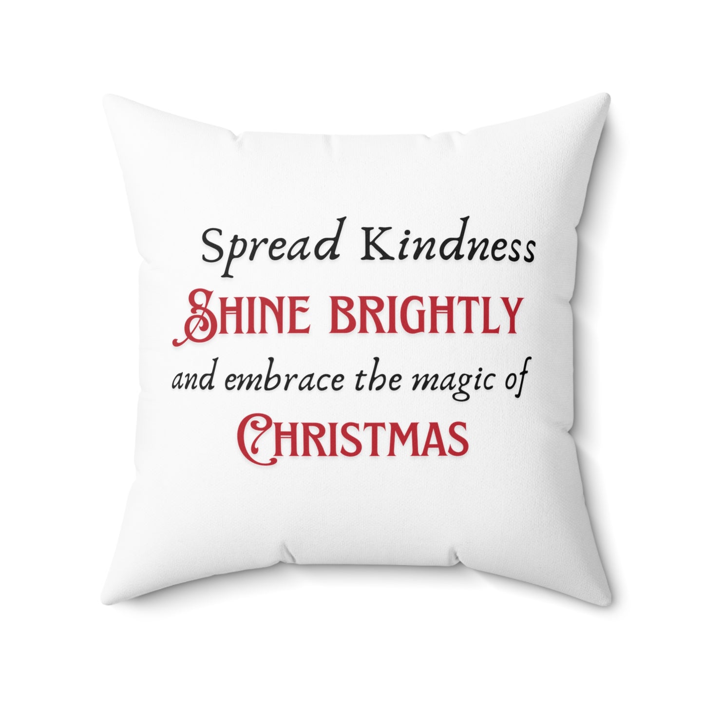 Spun Polyester Square Pillow - Spread Kindness