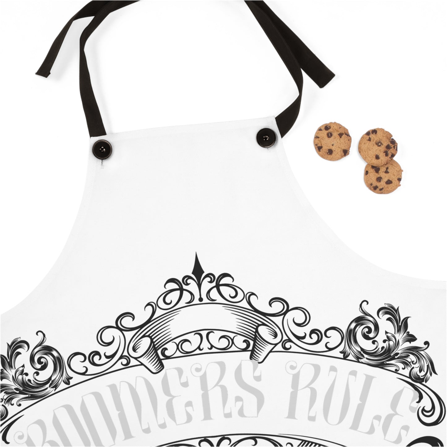 White Apron - Boomers Rule Full Apron