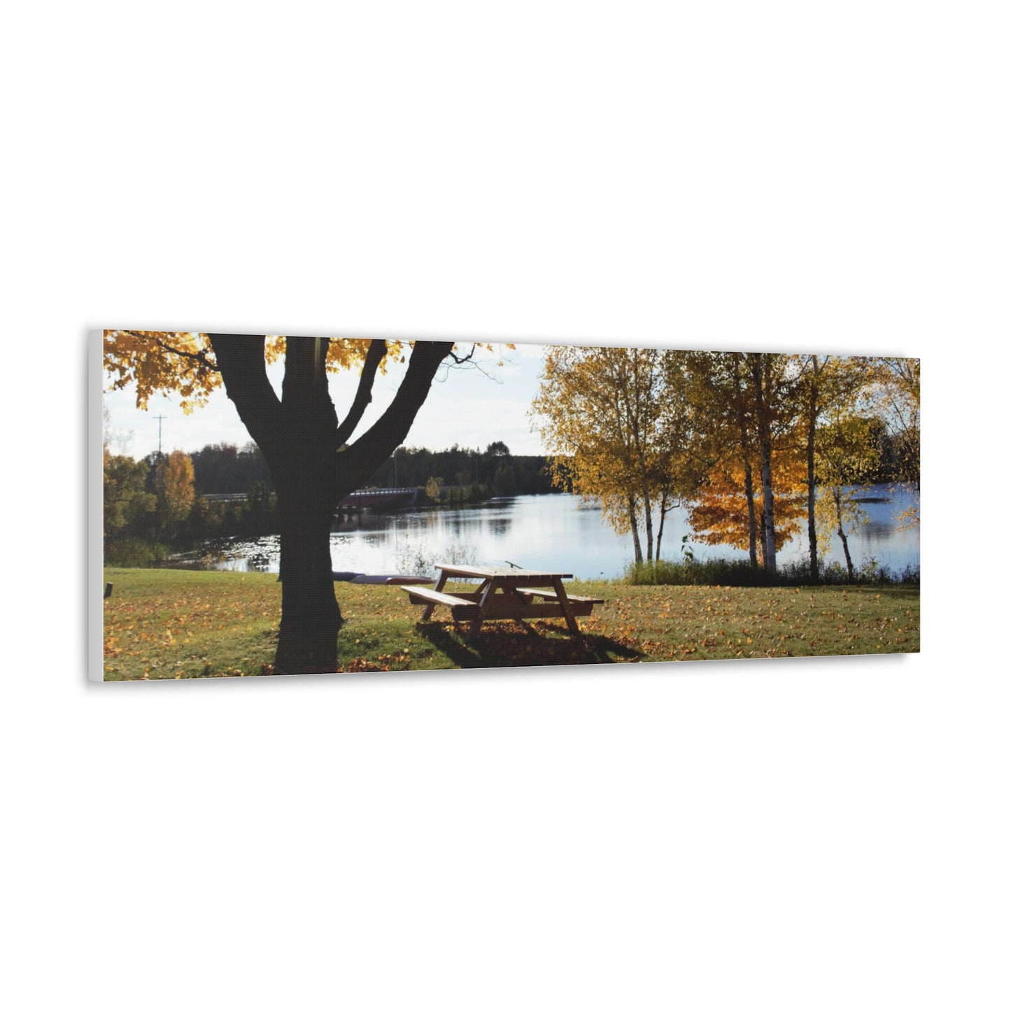 Canvas Gallery Wraps (White Wrap) - Fall picnic anyone