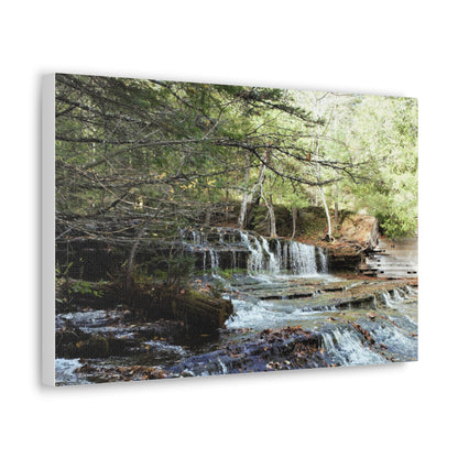 Canvas Gallery Wraps (White Wrap) - Water Fall