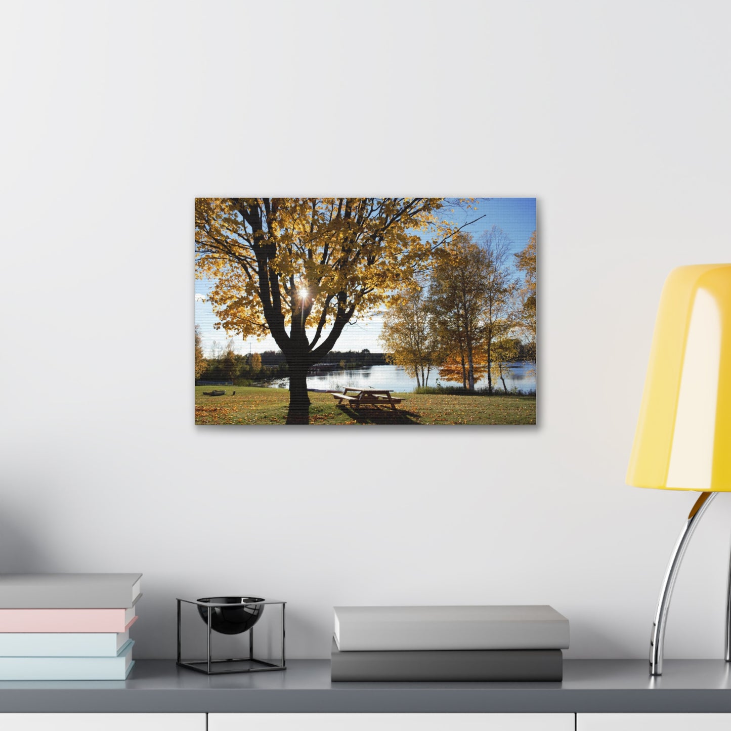 Canvas Gallery Wraps (White Wrap) - Fall picnic anyone