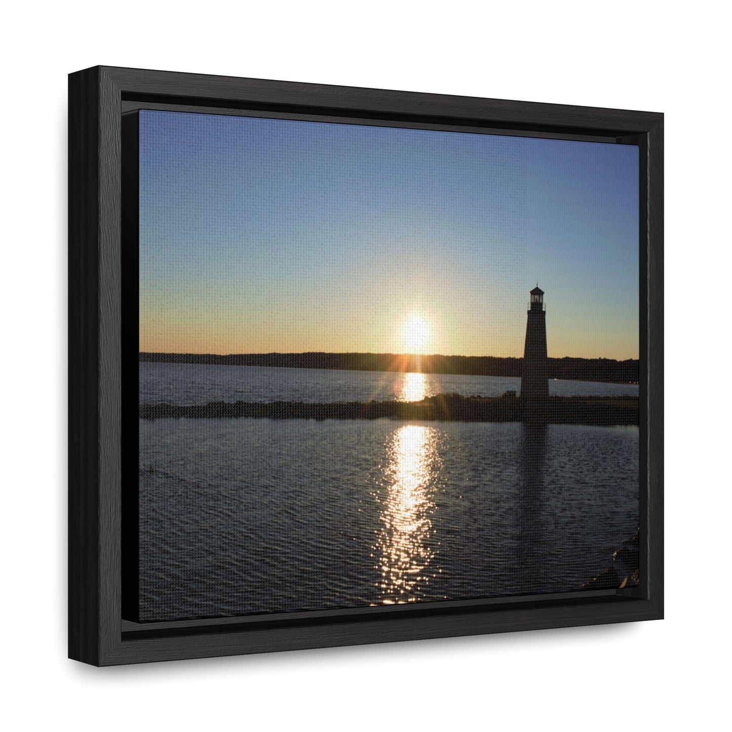 Gallery Canvas Wraps, Horizontal Frame - Sunset at Happy Rock