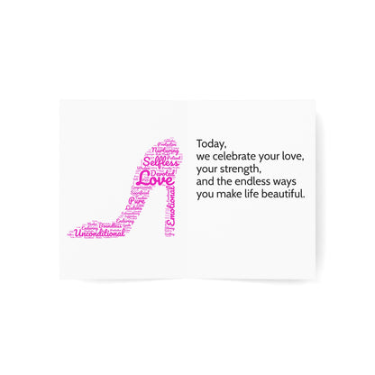 Greeting Cards (1 Card w/Envelope) MOM APPRECIATION WITH HIGH HEEL