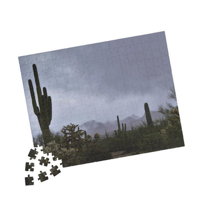 Puzzle (110, 252, 500, 1014-piece) Desert morning fog