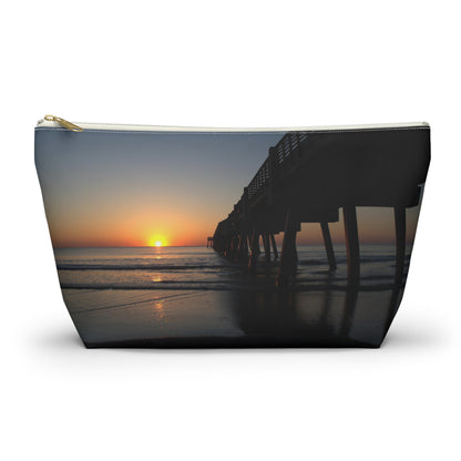 Accessory Pouch w T-bottom  Sunrise at the pier