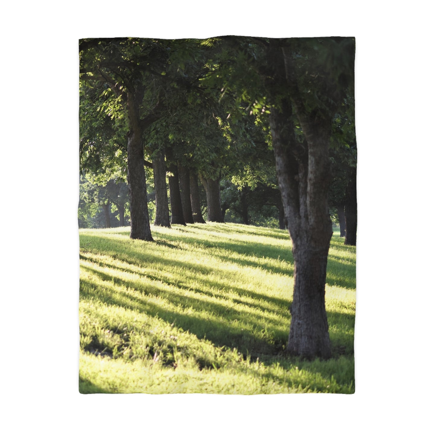 Microfiber Duvet Cover - Sunset kisses the grass