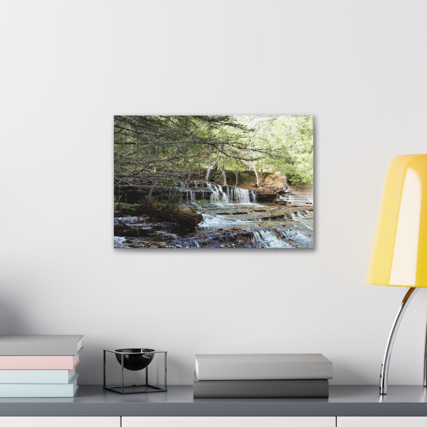 Canvas Gallery Wraps (White Wrap) - Water Fall