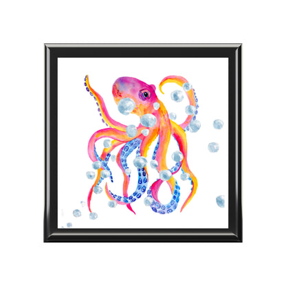 Jewelry Box – White Ceramic Octopus