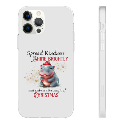 Flexi Cases -Magic of Christmas Hippopotamus - iPhone and Samsung phones