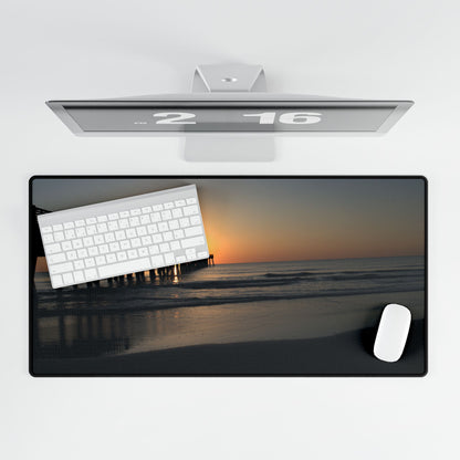 Desk Mat - Sunrise at the pier