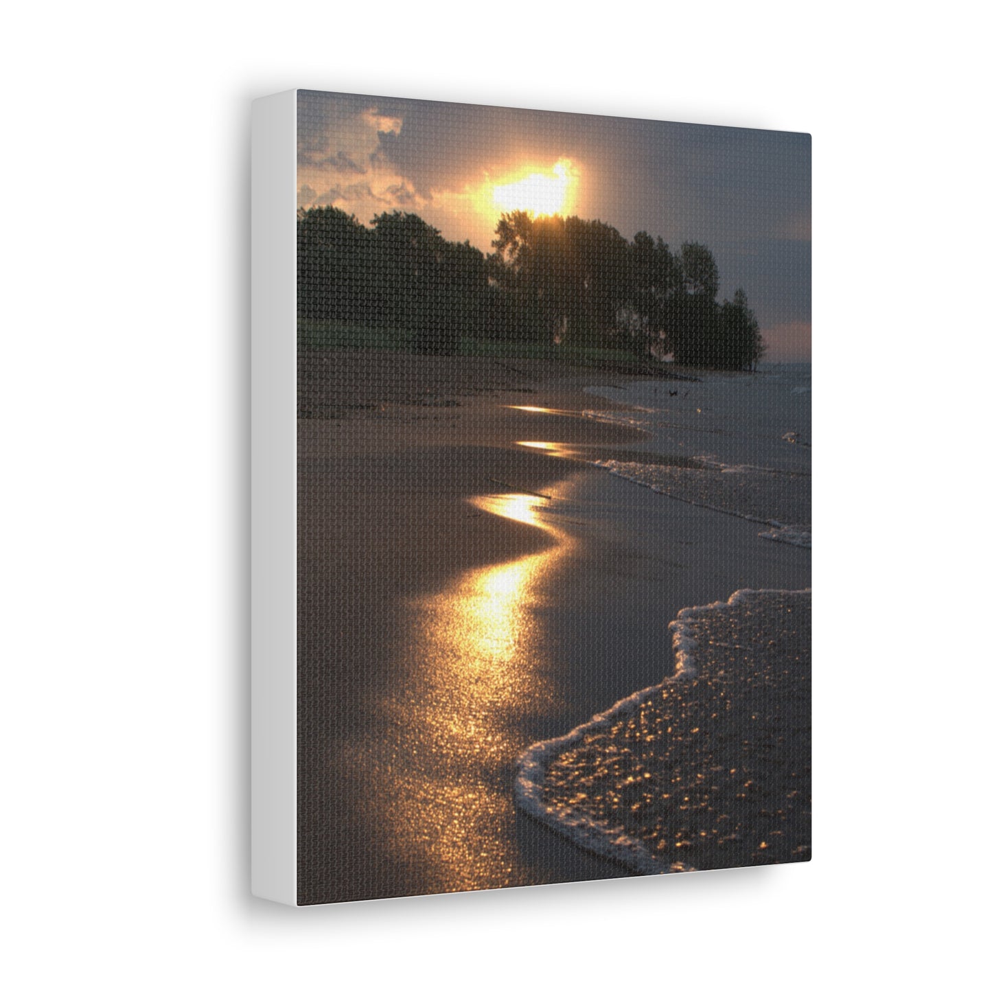 Canvas Gallery Wraps (White Wrap) Sun Kissed Beach