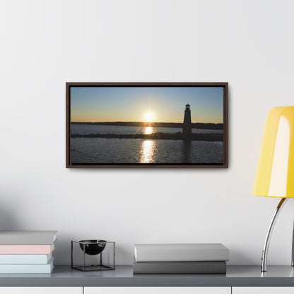 Gallery Canvas Wraps, Horizontal Frame - Sunset at Happy Rock