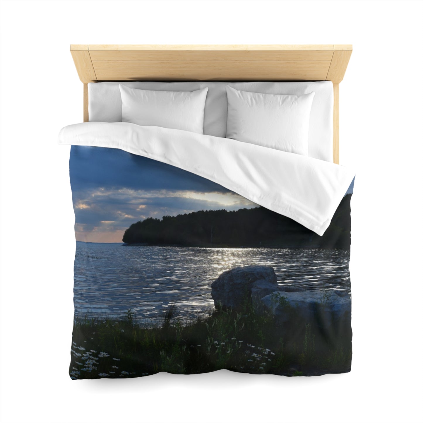 Microfiber Duvet Cover - Garden-dock-side
