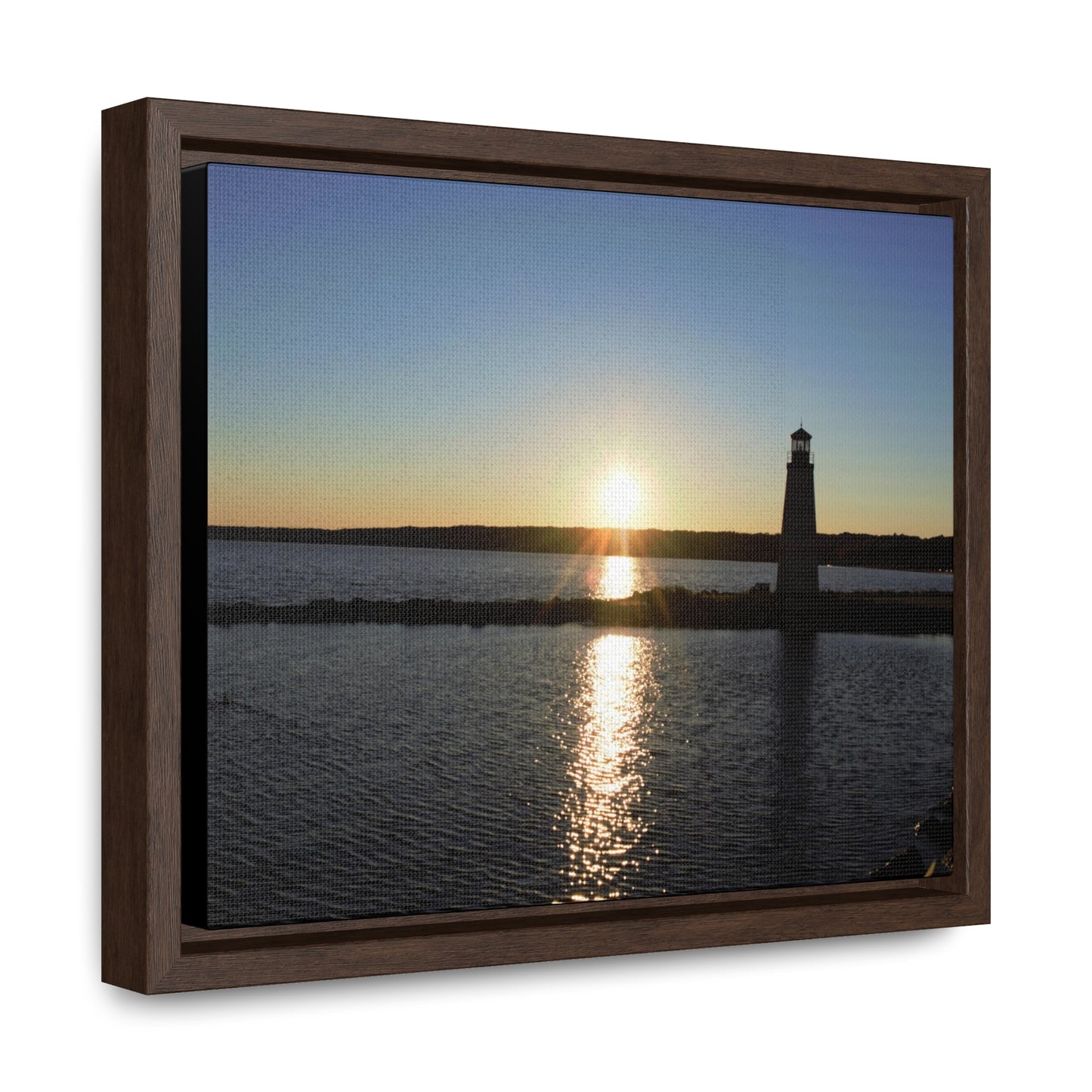 Gallery Canvas Wraps, Horizontal Frame - Sunset at Happy Rock