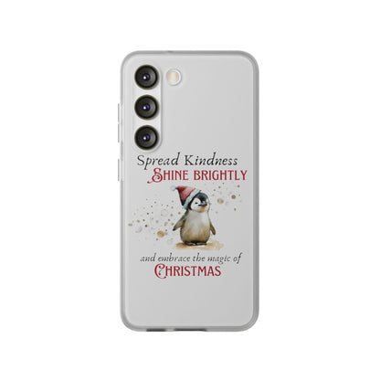 Flexi Cases - Magic of Christmas Penguin - iPhone and Samsung phones