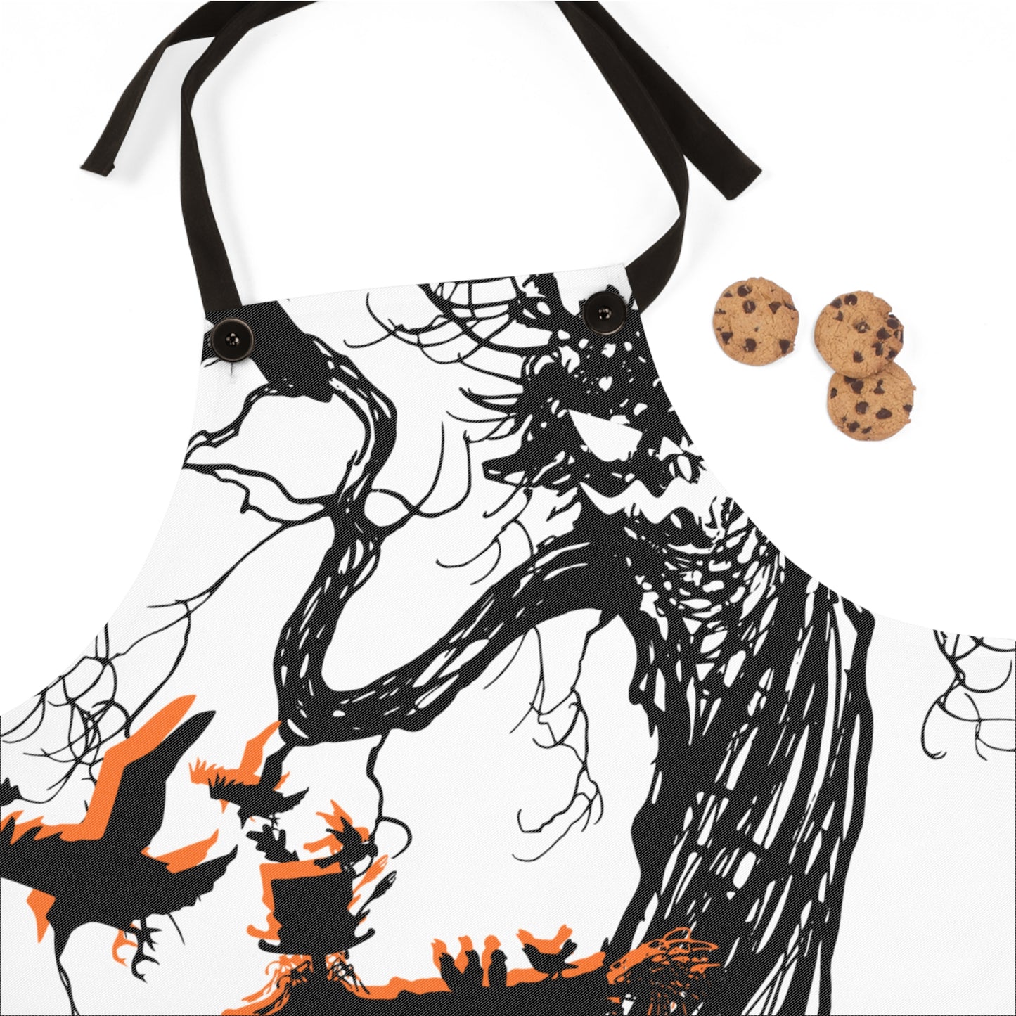 Poly Twill Apron – Stylish, Durable & Made for Mess-Free Creating - Scary Halloween