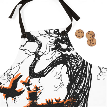 Poly Twill Apron – Stylish, Durable & Made for Mess-Free Creating - Scary Halloween