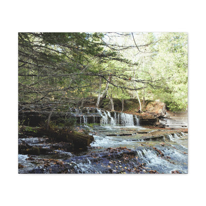 Canvas Gallery Wraps (White Wrap) - Water Fall