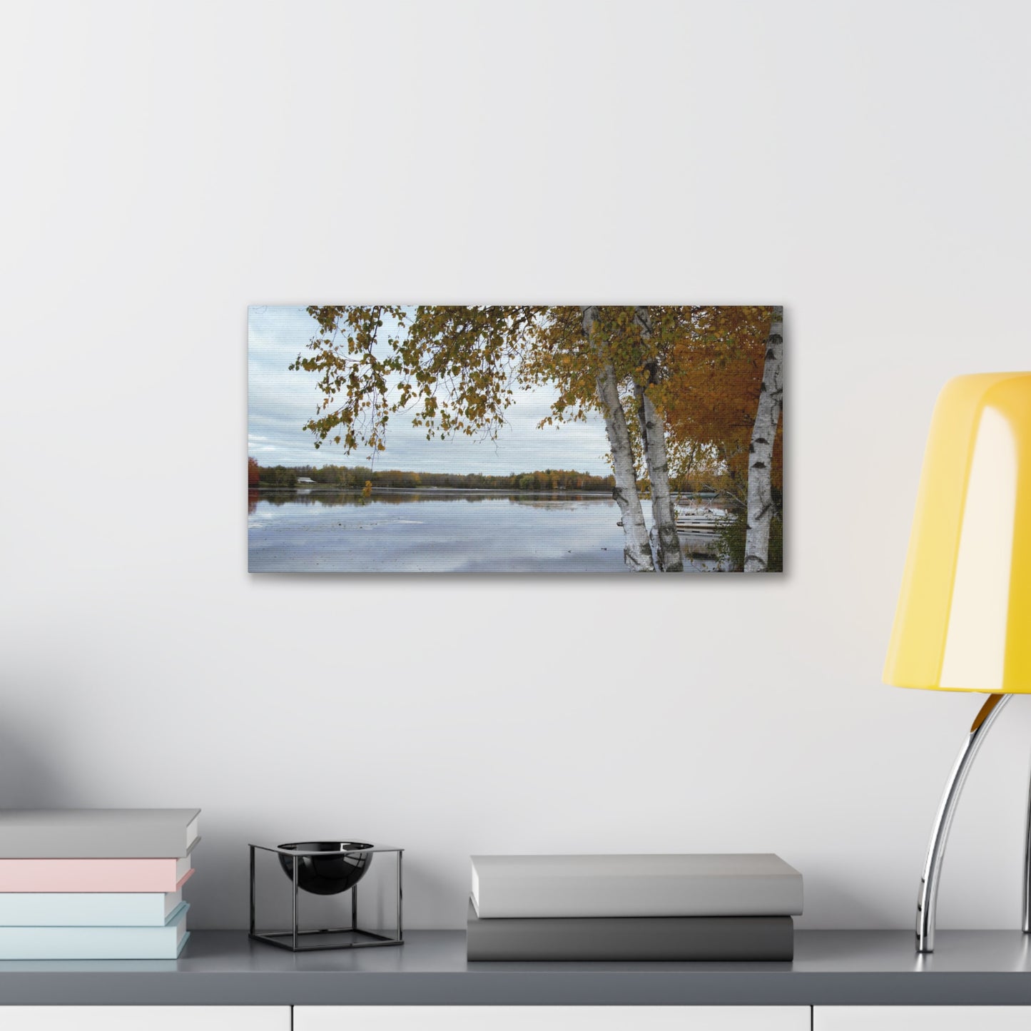 Canvas Gallery Wraps - Morning Autum River View