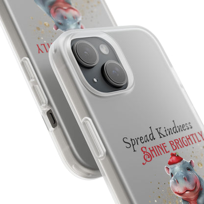 Flexi Cases -Magic of Christmas Hippopotamus - iPhone and Samsung phones