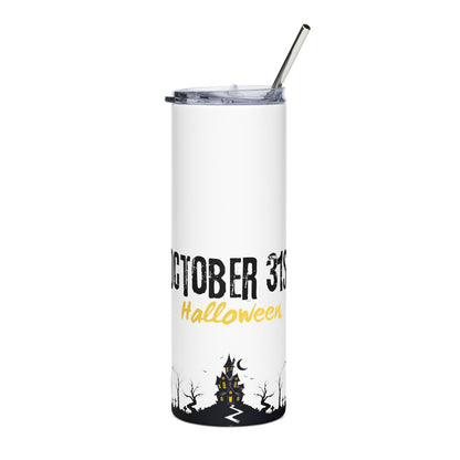Stainless Steel 20 oz tumbler - Haunted Sunset