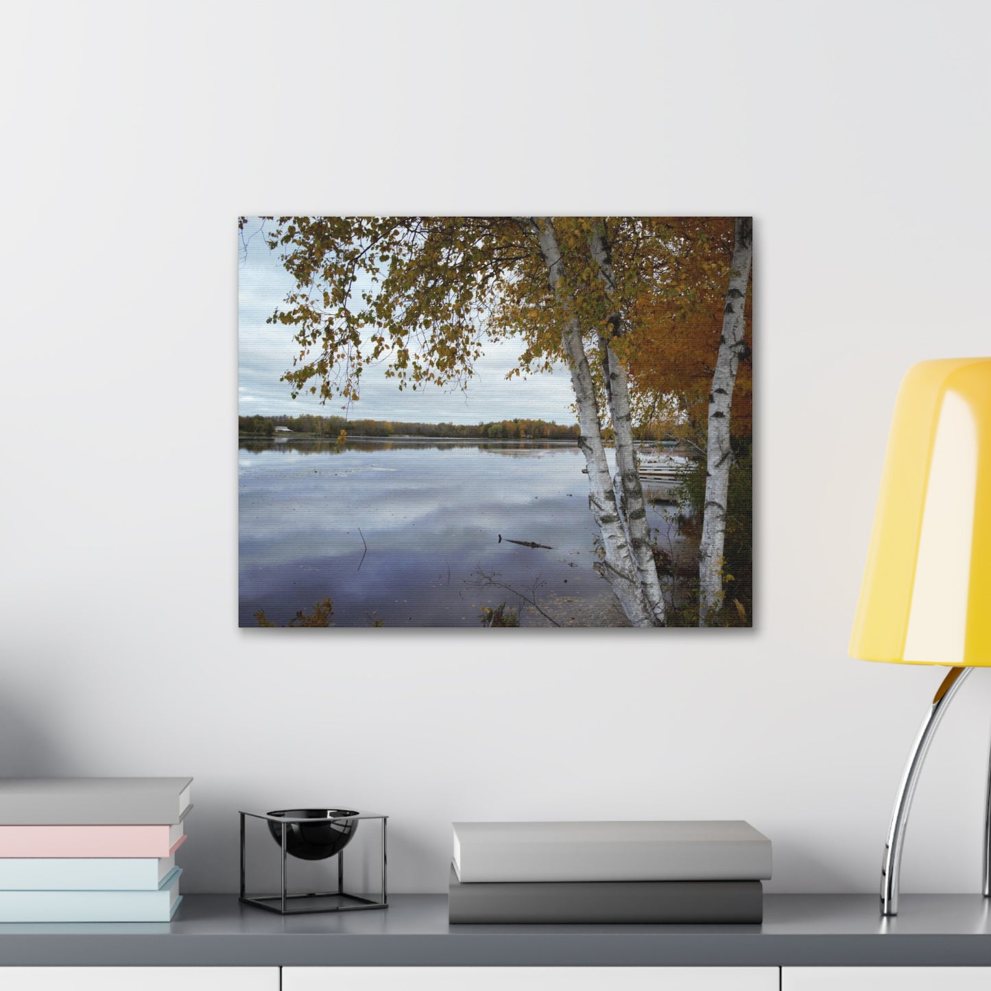 Canvas Gallery Wraps - Morning Autum River View