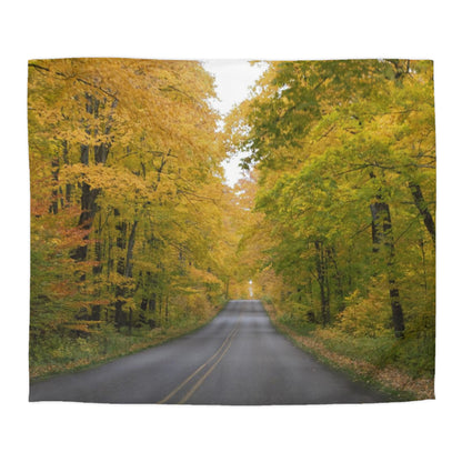 Microfiber Duvet Cover - Fall Road
