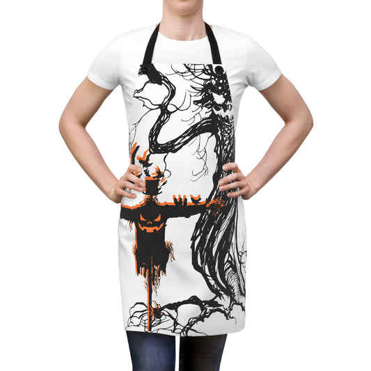 Poly Twill Apron – Stylish, Durable & Made for Mess-Free Creating - Scary Halloween
