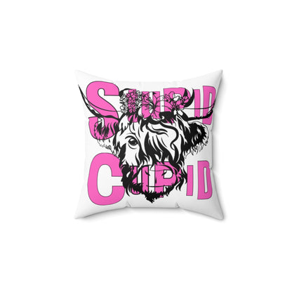 Highland Cow SC Spun Polyester Square Pillow MASTER