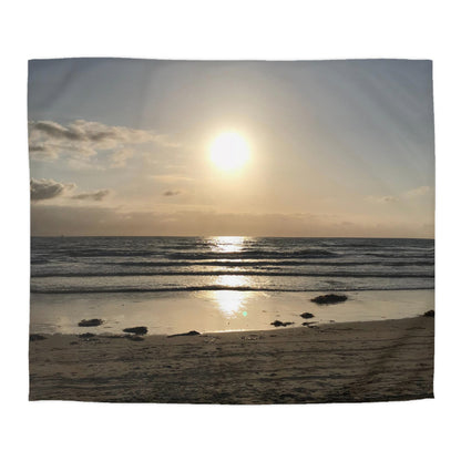 Microfiber Duvet Cover - Sunset at the beach