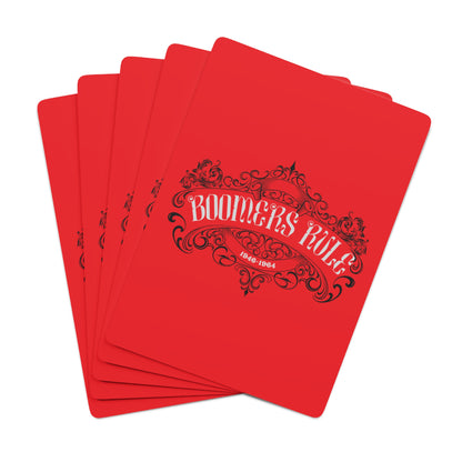 Poker Cards Boomers Rule