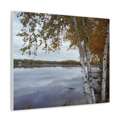 Canvas Gallery Wraps - Morning Autum River View