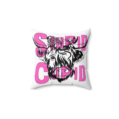 Highland Cow SC Spun Polyester Square Pillow MASTER