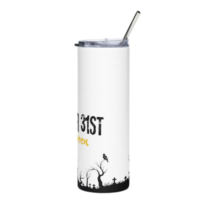 Stainless Steel 20 oz tumbler - Haunted Sunset