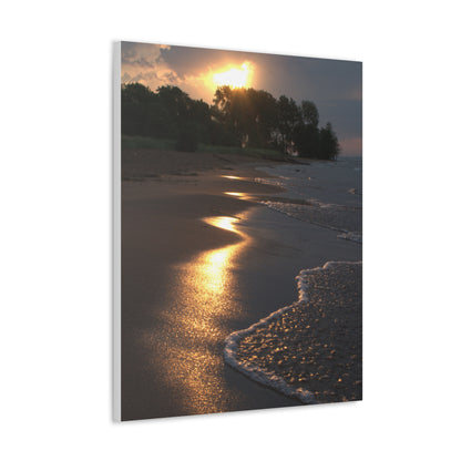 Canvas Gallery Wraps (White Wrap) Sun Kissed Beach